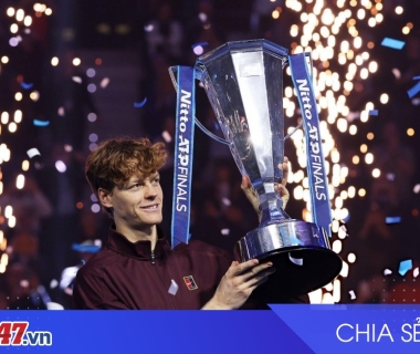 Sinner vô địch ATP Finals 2025, phá kỷ lục tiền thưởng