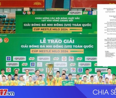 VFF Đình Chỉ Án Phạt Gian Lận Tuổi Đối Với U11 Sông Lam Nghệ An