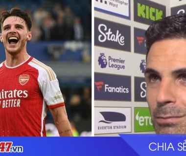 HLV Arteta mong Declan Rice giành Quả Bóng Vàng trước đại chiến Chelsea