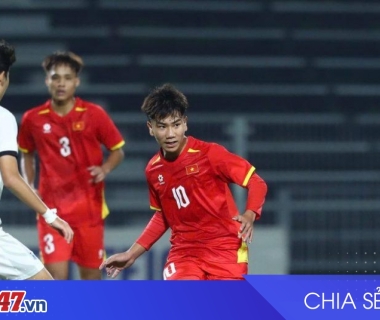 U17 Việt Nam dẫn trước 2-0 U17 Malaysia tại Vòng loại U17 châu Á