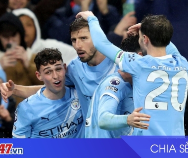 Man City dễ dàng hạ Sunderland 3-0, áp sát ngôi đầu Ngoại hạng Anh