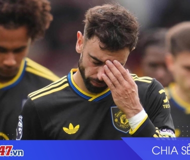 Chấn thương của Bruno Fernandes giáng đòn nặng vào MU sau trận thua Aston Villa