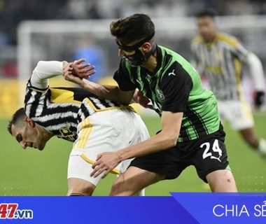 Juventus được dự đoán thắng Sassuolo tại vòng 19 Serie A