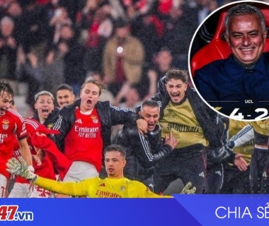 Benfica thắng Real Madrid 4-2, thủ môn Trubin ghi bàn phút bù giờ Champions League