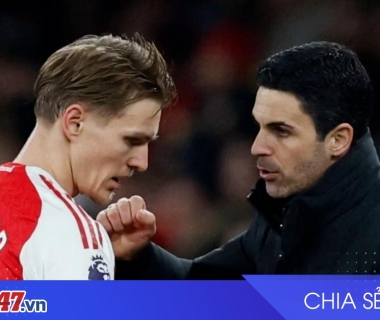 Odegaard lung lay vị thế ở Arsenal trước đà thăng hoa của Eze