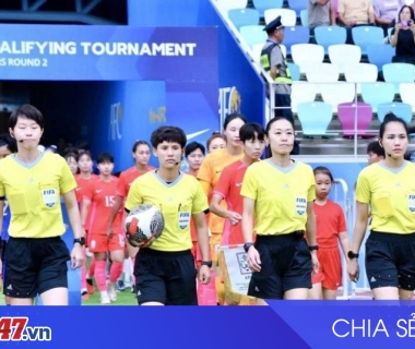 Trọng tài Lê Thị Ly cầm còi trận Philippines vs Hàn Quốc tại Asian Cup nữ 2026