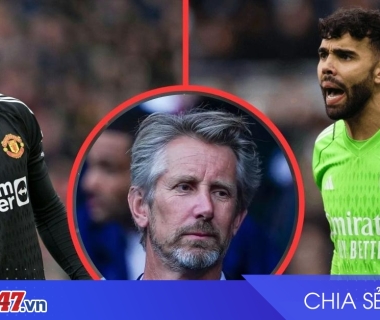 Edwin van der Sar gây tranh cãi với nhận định thủ môn Raya, Onana