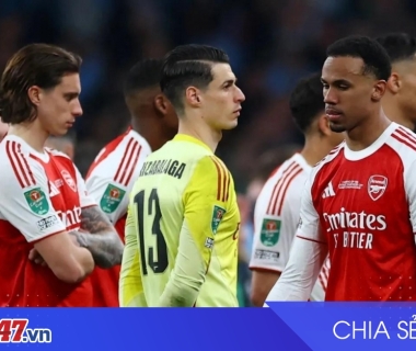 Arsenal thua Man City 0-2 Carabao Cup: CĐV lo ngại 