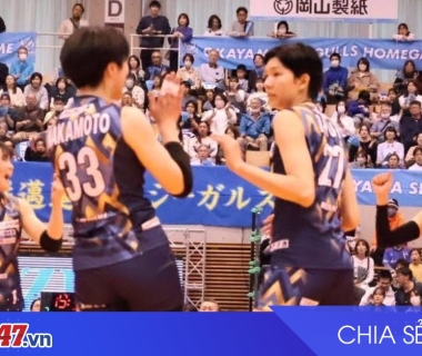 Bích Thủy tỏa sáng, Okayama Seagulls thua Hisamitsu Springs 1-3