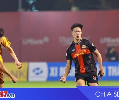Văn Thuận tỏa sáng, Ninh Bình ngược dòng hạ HAGL 2-1 tại V-League