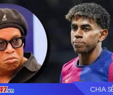 Ronaldinho khen ngợi Lamine Yamal xứng đáng với áo số 10 Barcelona