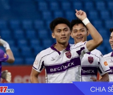 Becamex TP.HCM 1-0 Nam Định (H1): Việt Cường mở tỷ số sớm