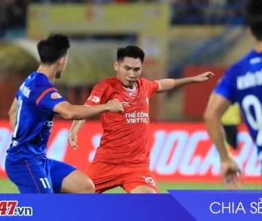 PVF-CAND cầm hòa Thể Công Viettel: Cuộc đua trụ hạng V.League nóng bỏng