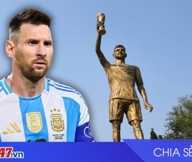 Tượng Lionel Messi 21 mét tại Ấn Độ bị dỡ bỏ vì mất an toàn