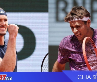 Trực tiếp Tennis: Alexander Zverev vs Flavio Cobolli tại Pháp mở rộng
