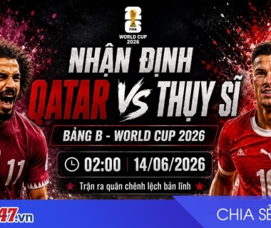 Nhận định Qatar vs Thụy Sĩ tại World Cup 2026: Ai sẽ giành 3 điểm đầu tiên?